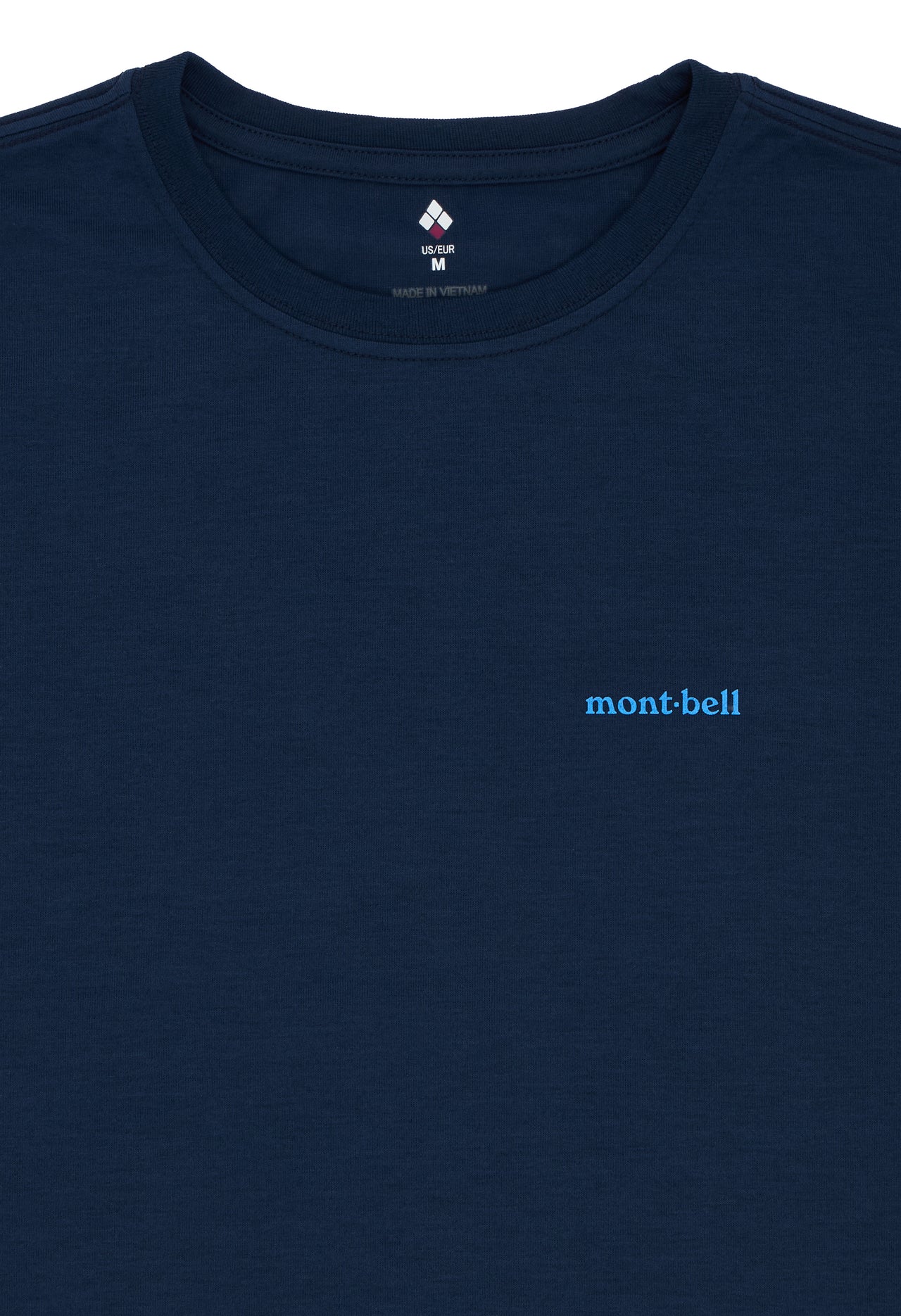 Montbell Women's Wickron Mountains and Sun T-Shirt - Navy