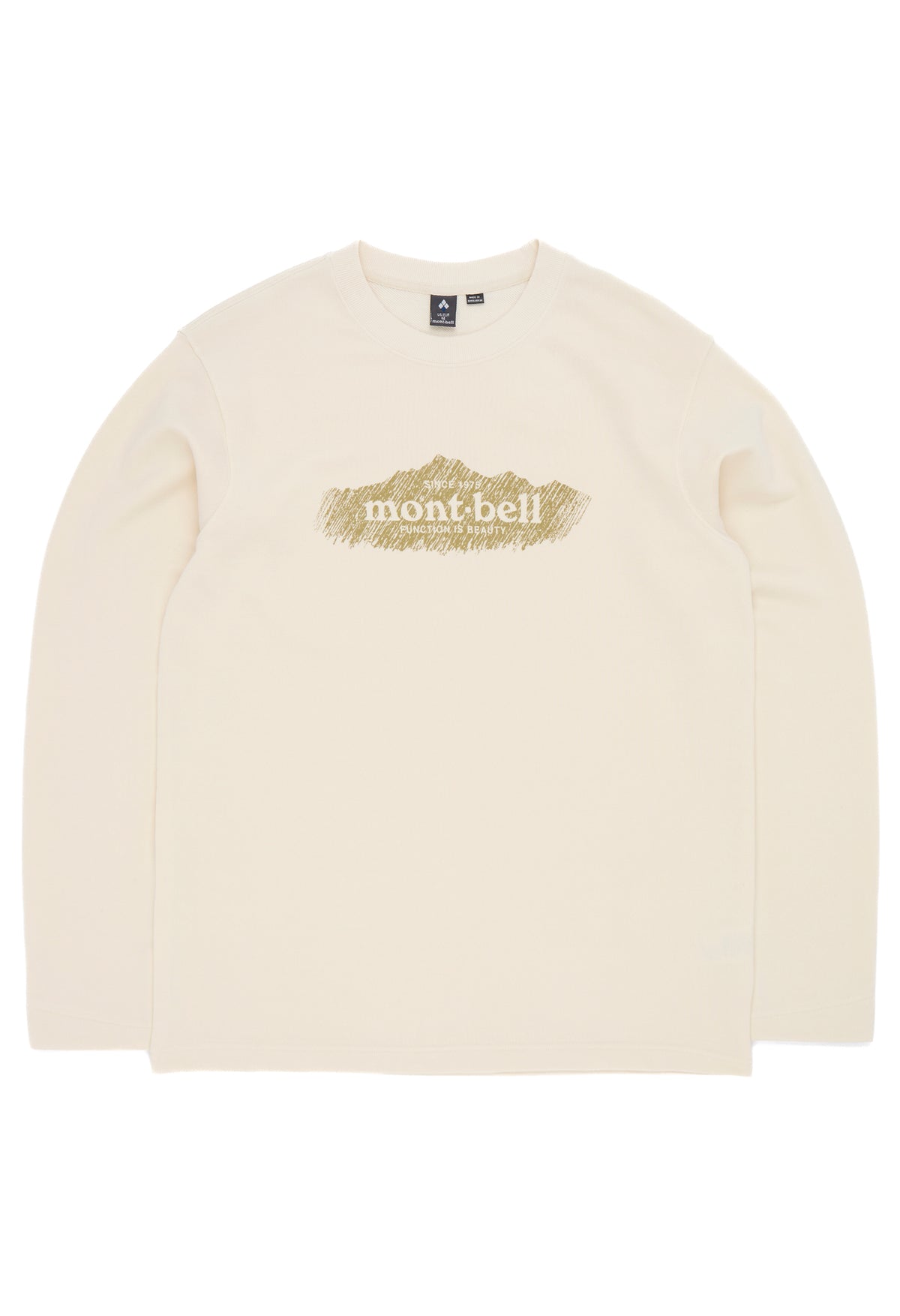 Montbell Cotton Lite Sweatshirt #2 - Ivory