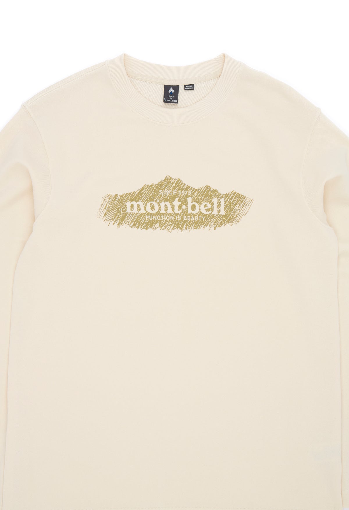 Montbell Cotton Lite Sweatshirt #2 - Ivory