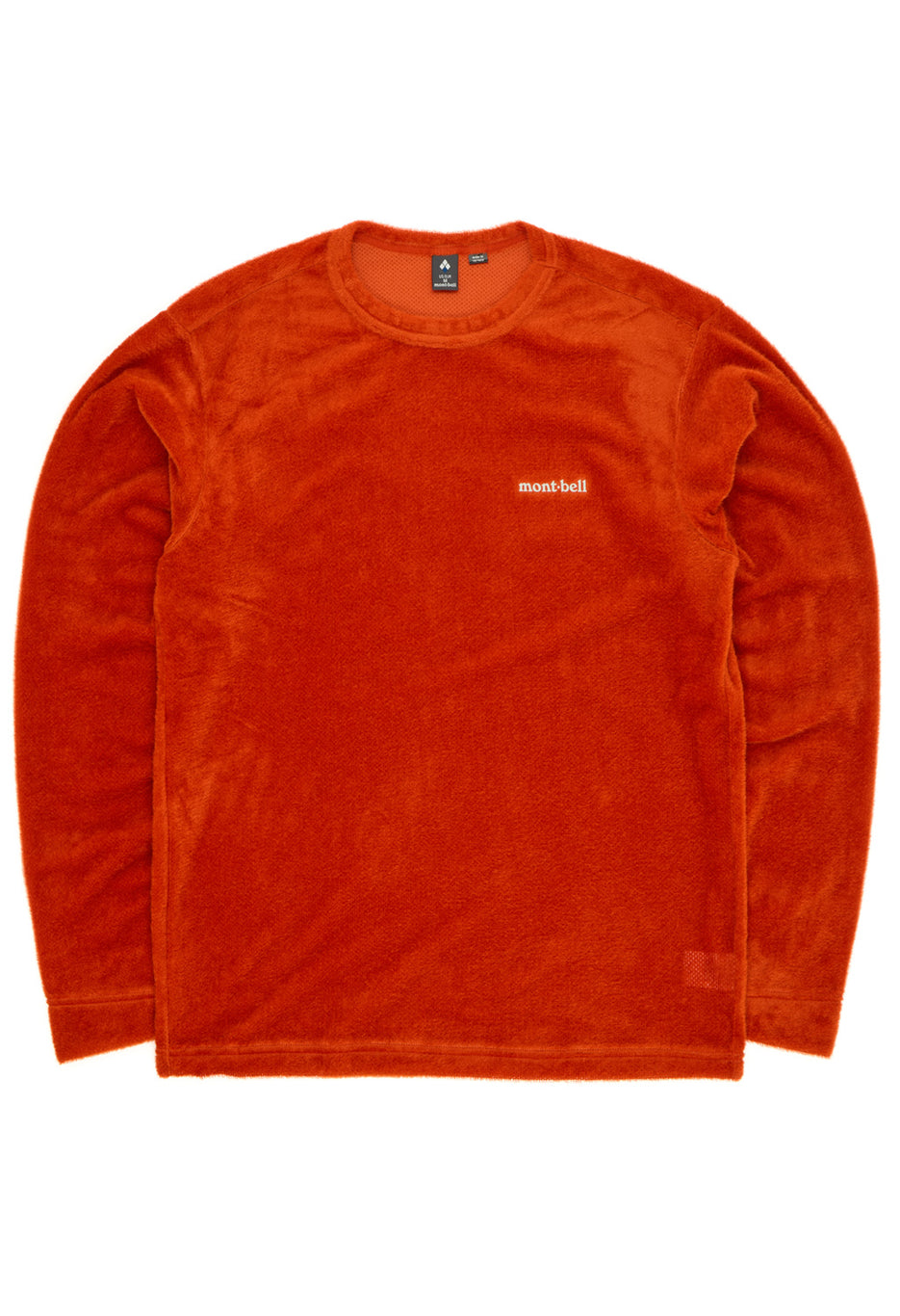 Montbell Men's Climaair Light Long Sleeve T-Shirt - Orange