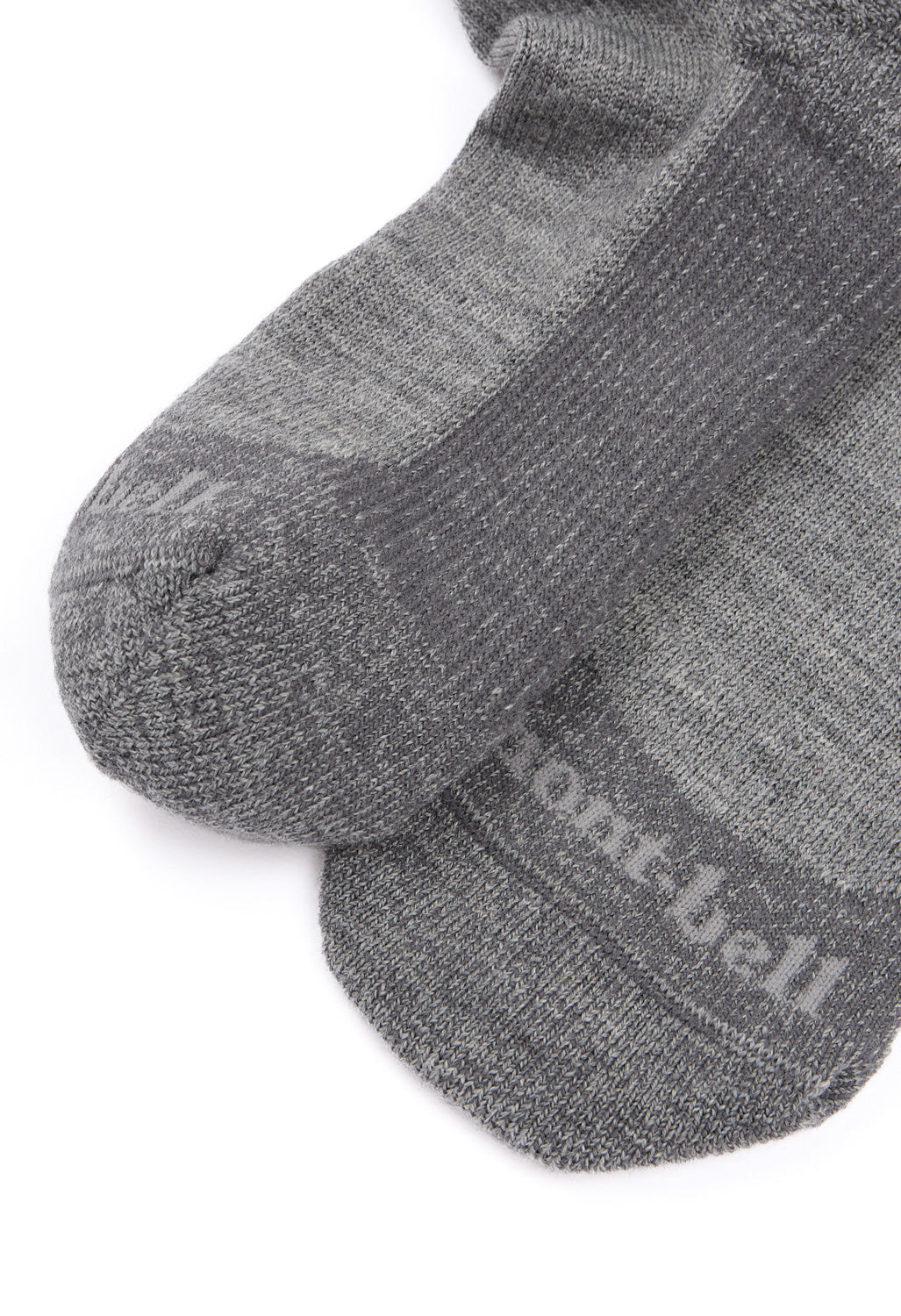 Montbell Men's Merino Wool Walking Short Socks - Heather Grey