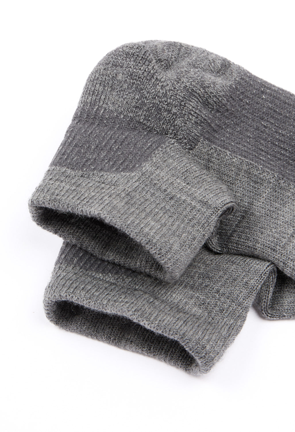 Montbell Men's Merino Wool Walking Short Socks - Heather Grey