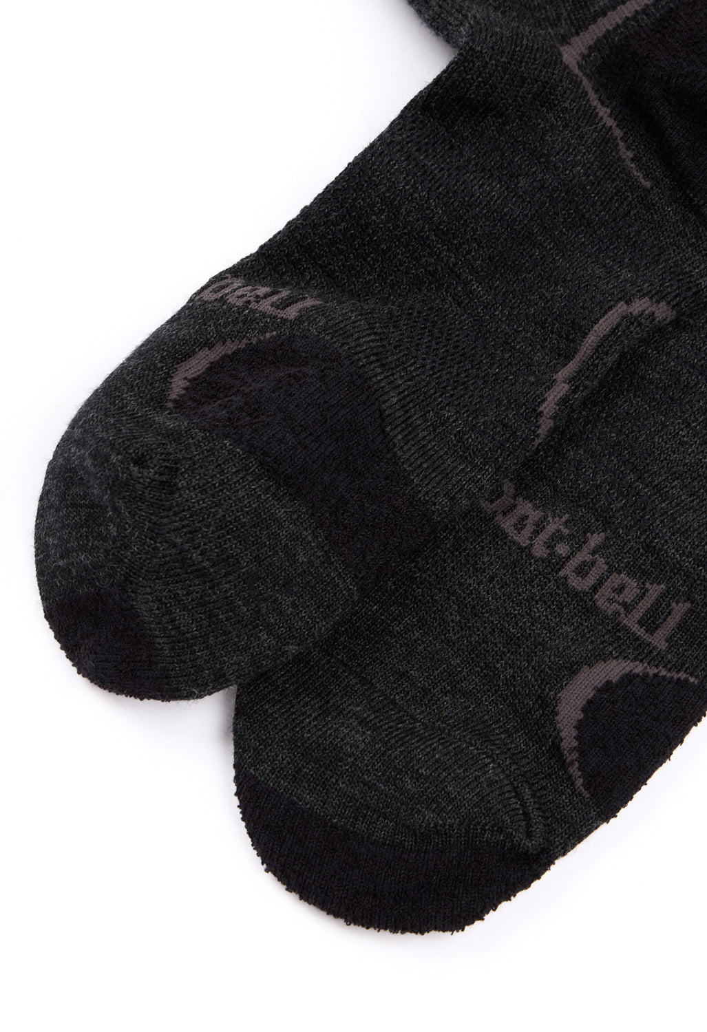 Montbell Merino Wool Supportec Travel Short Socks - Dark Charcoal