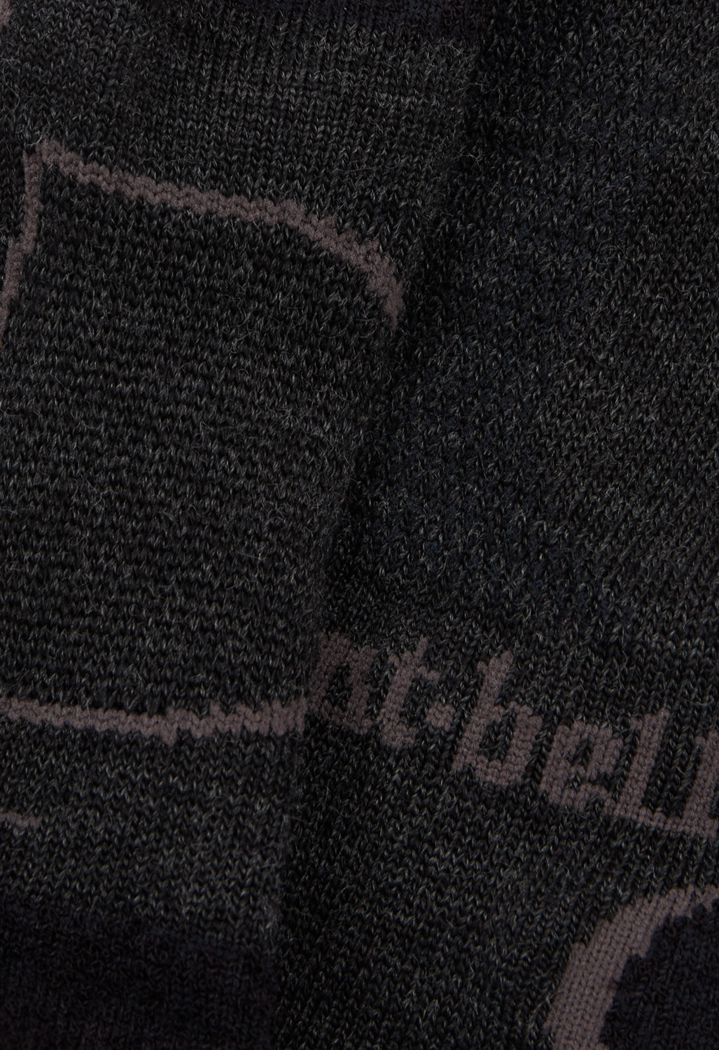 Montbell Merino Wool Supportec Travel Short Socks - Dark Charcoal