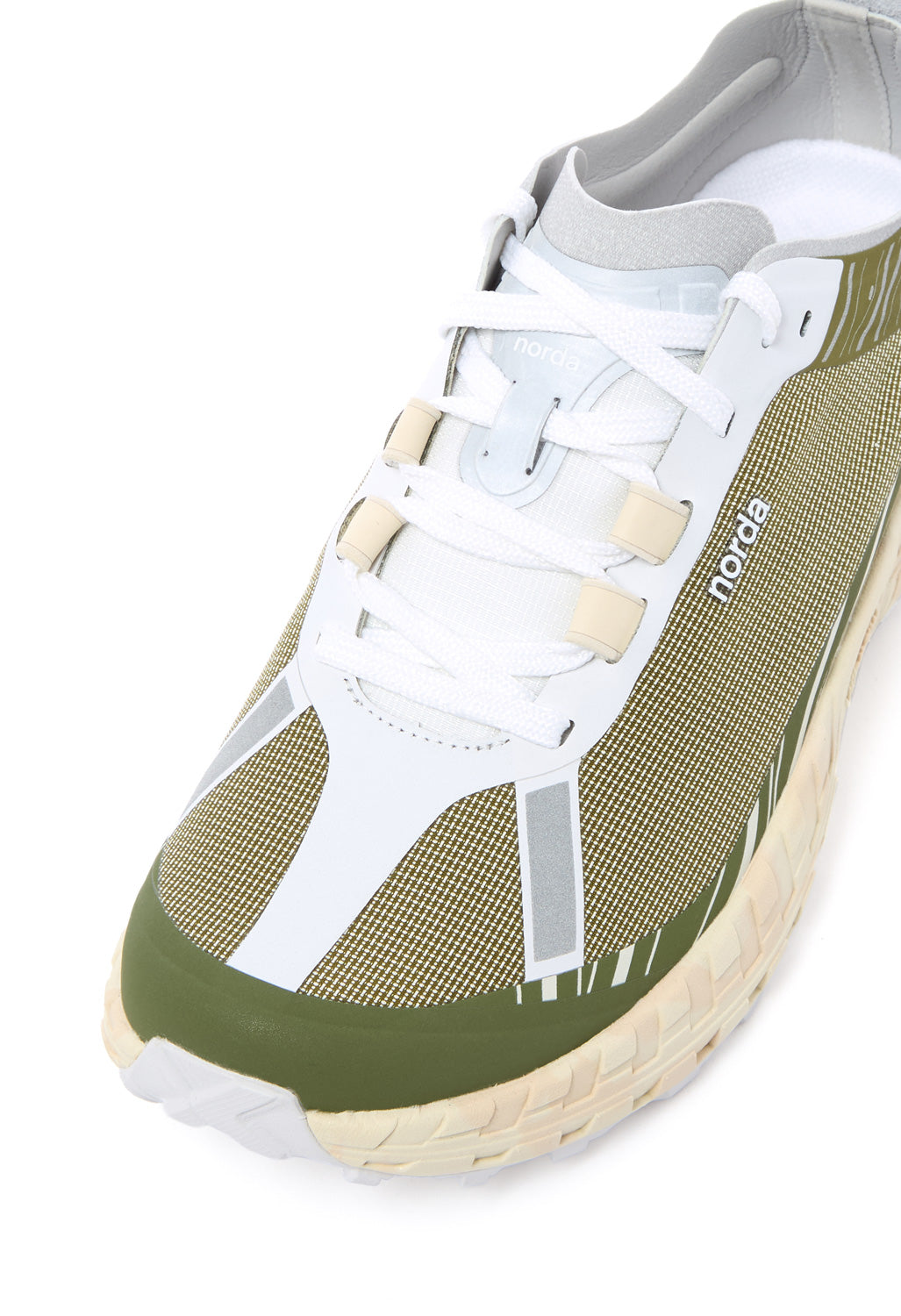 Norda Women's 001 Trainers - Glitch Dyneema / Tan / White