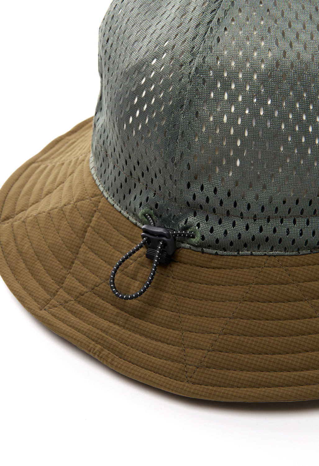 CAYL Stretch Nylon Mesh Hat - Brown Khaki