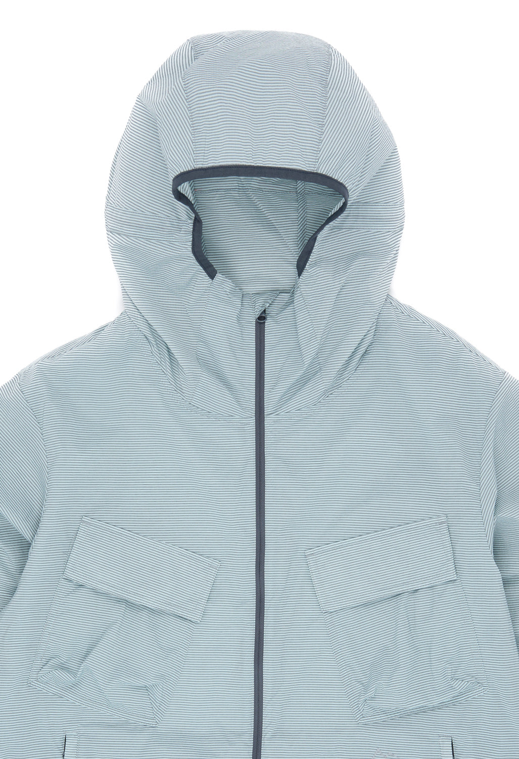 CAYL Men's Flap Pocket Check Jacket - Light Grey