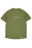 CAYL Men's Stripe B.L. Short Sleeve T-Shirt - Green