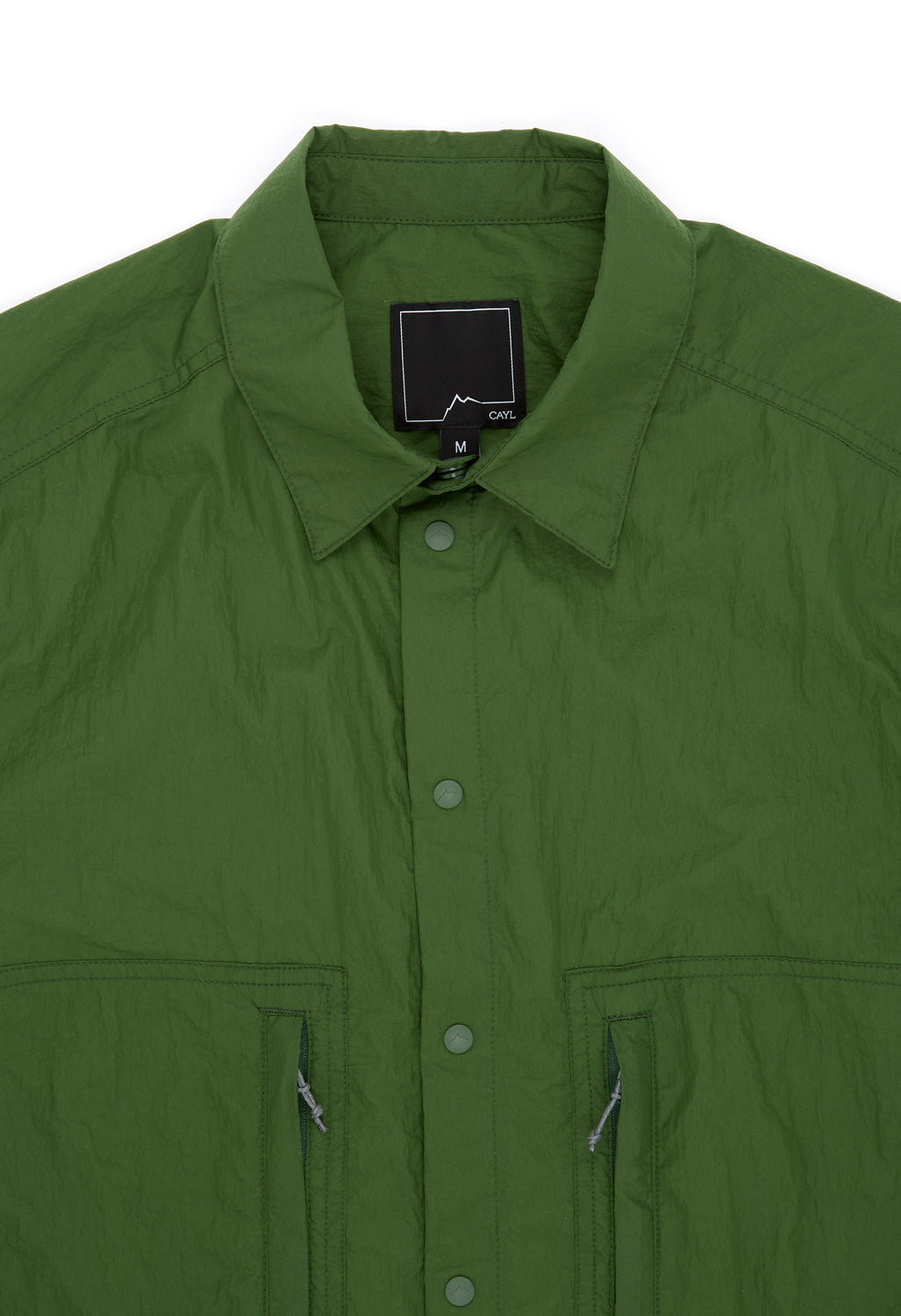 CAYL Men's Nylon Short Sleeve Hiker Shirt - Green