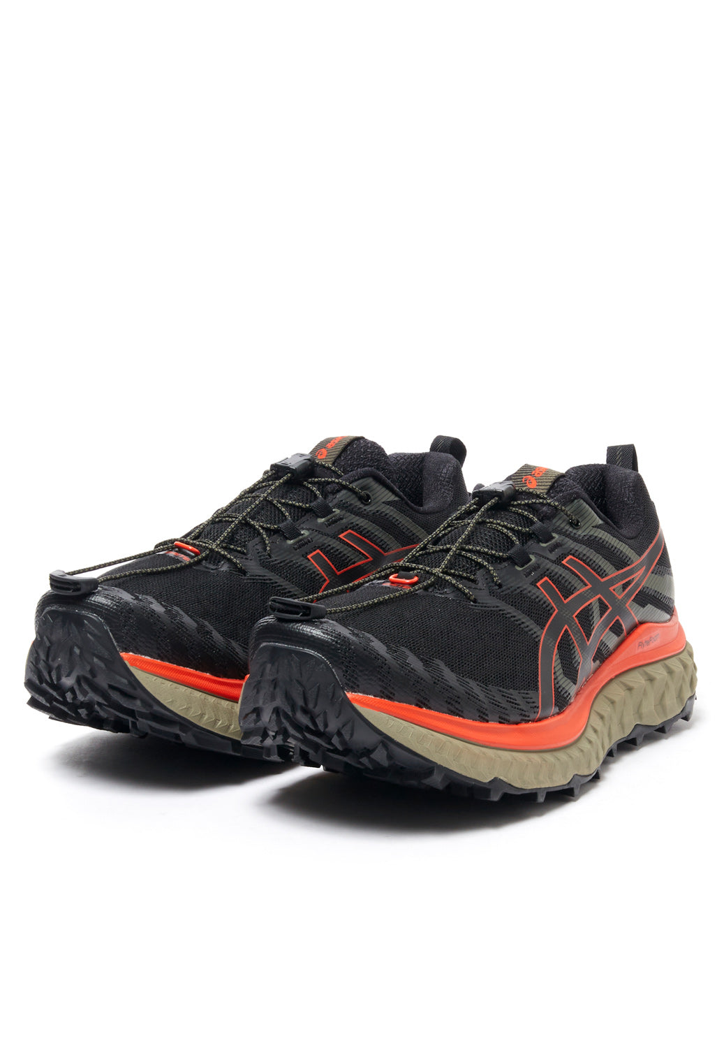 Asics Men's Trabuco Max Trainers - Black/Cherry Tomato