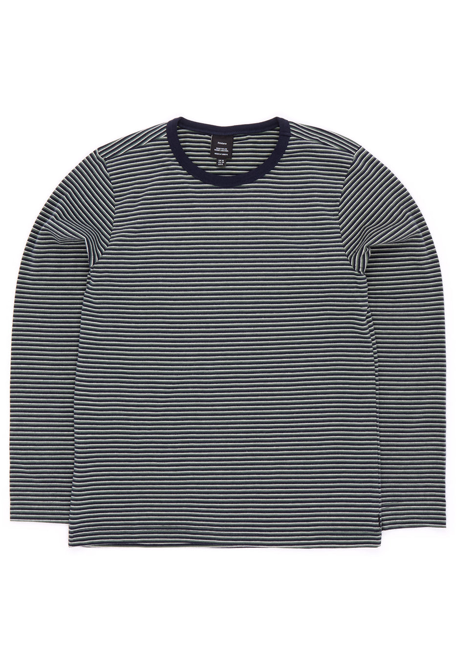 Finisterre Women's Eldon Long Sleeve Tee - Navy / Ecru / Sailboat Green