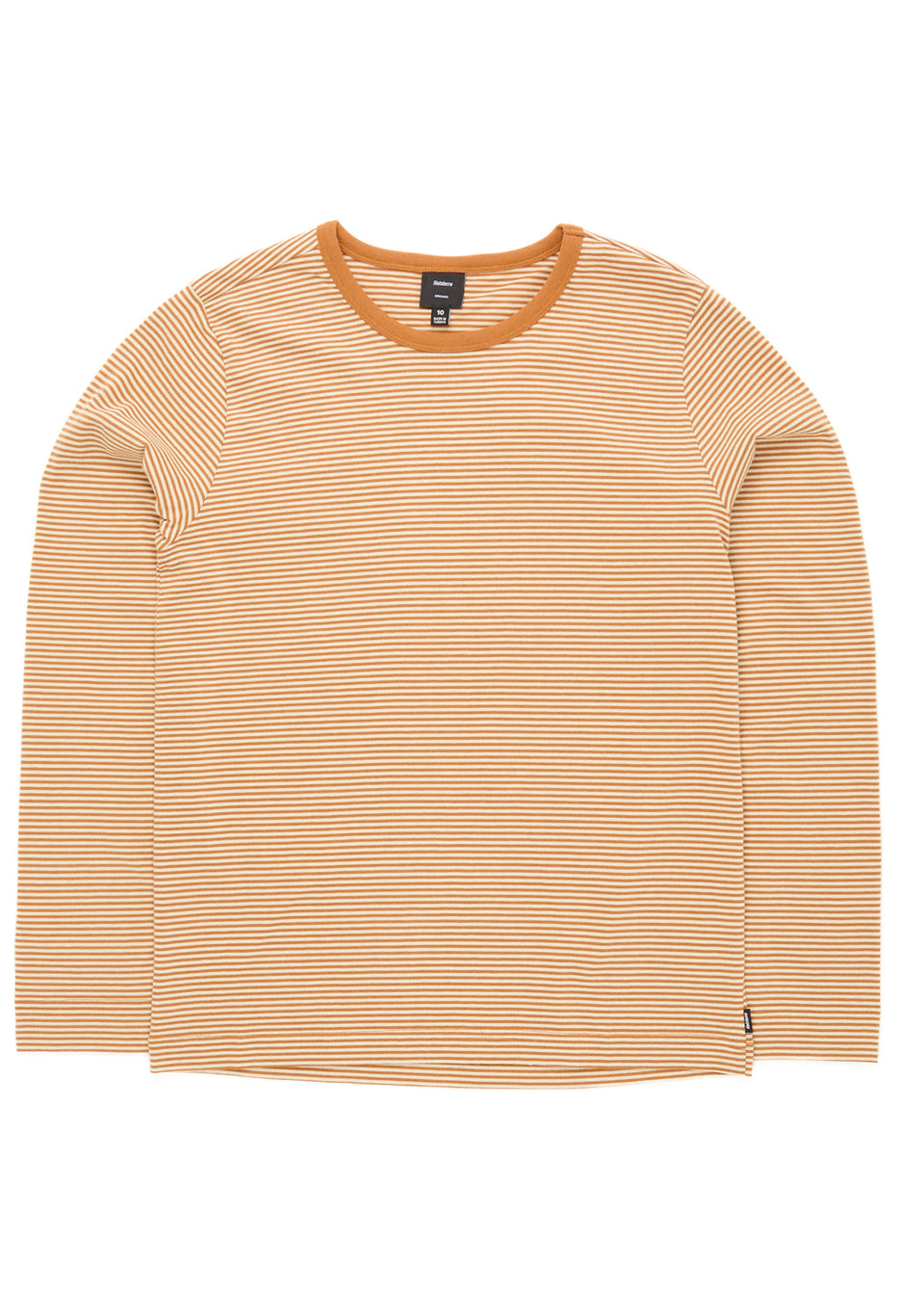 Finisterre Women's Eldon Long Sleeve Tee - Terracotta / Ecru Stripe