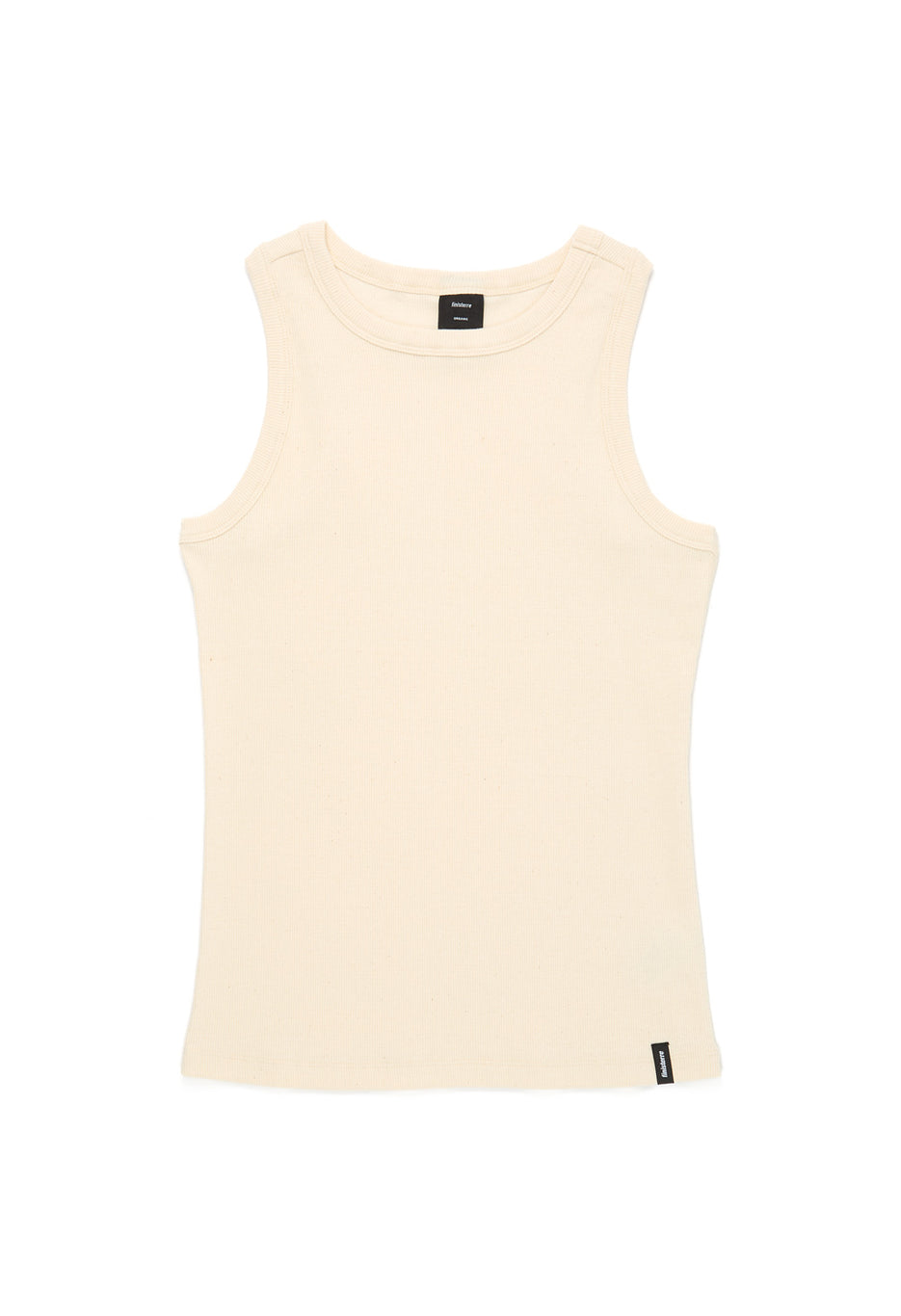 Finisterre Women's Powes Ribbed Vest - Ecru