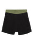 Finisterre Men's Eddy 2.0 Merino Wool Boxers - Black / Olive