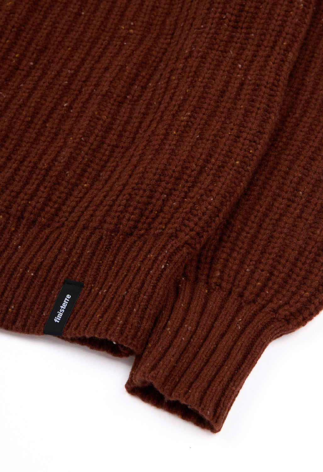 Finisterre Women's Mora Crew Neck Cardigan - Mahogony Brown