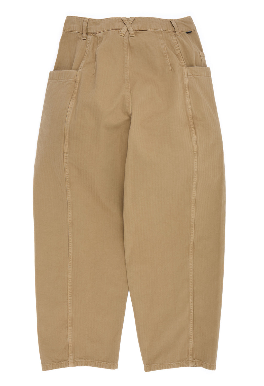 Finisterre Women's Croft Barrel Trousers - Buckwheat