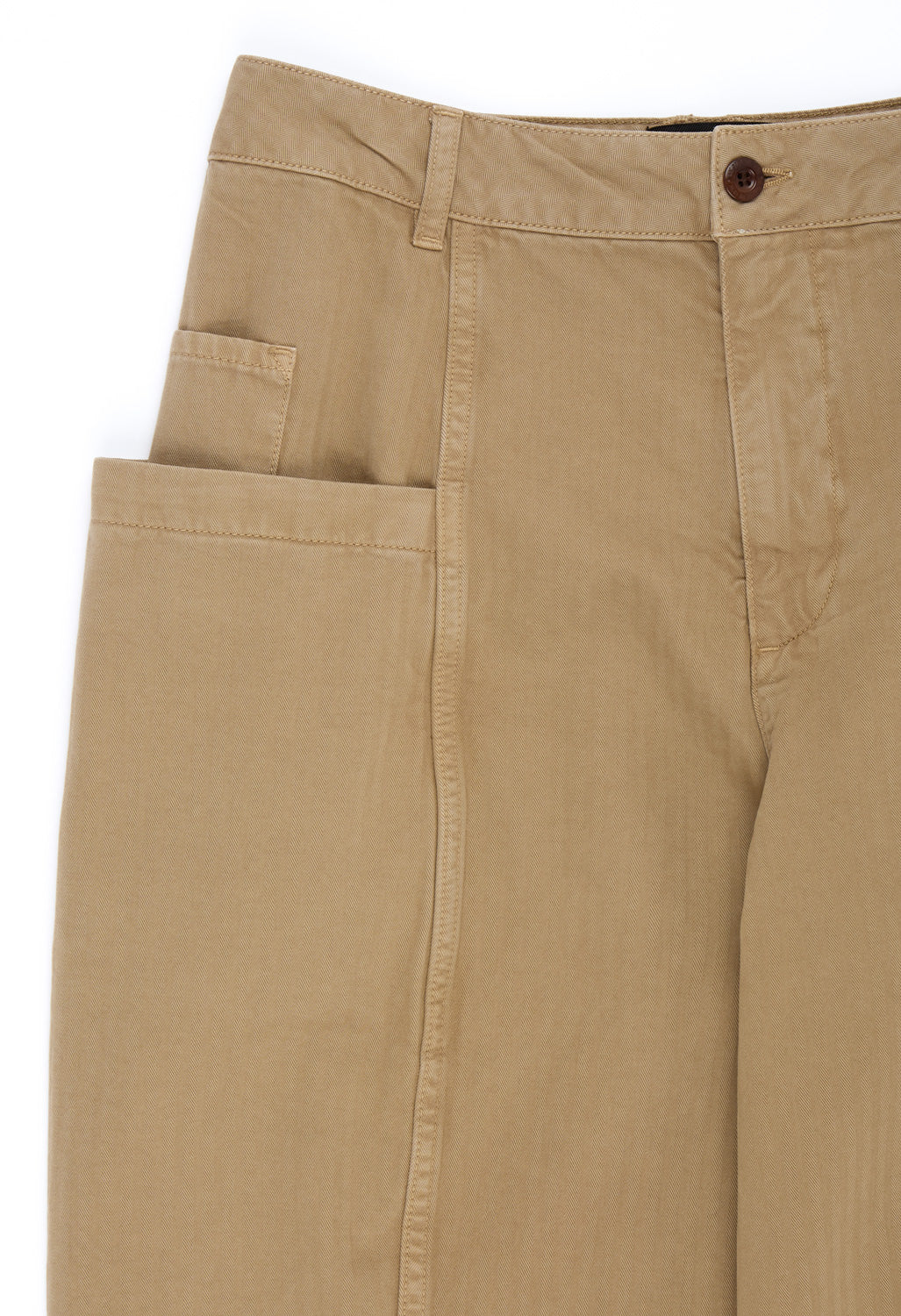 Finisterre Women's Croft Barrel Trousers - Buckwheat