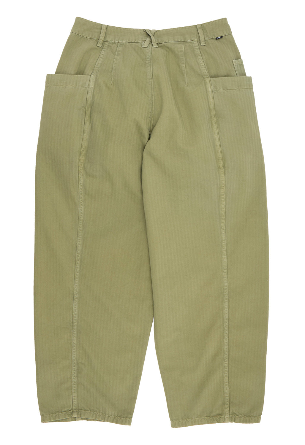 Finisterre Women's Croft Barrel Trousers - Bayleaf