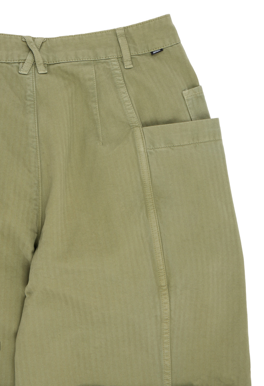 Finisterre Women's Croft Barrel Trousers - Bayleaf