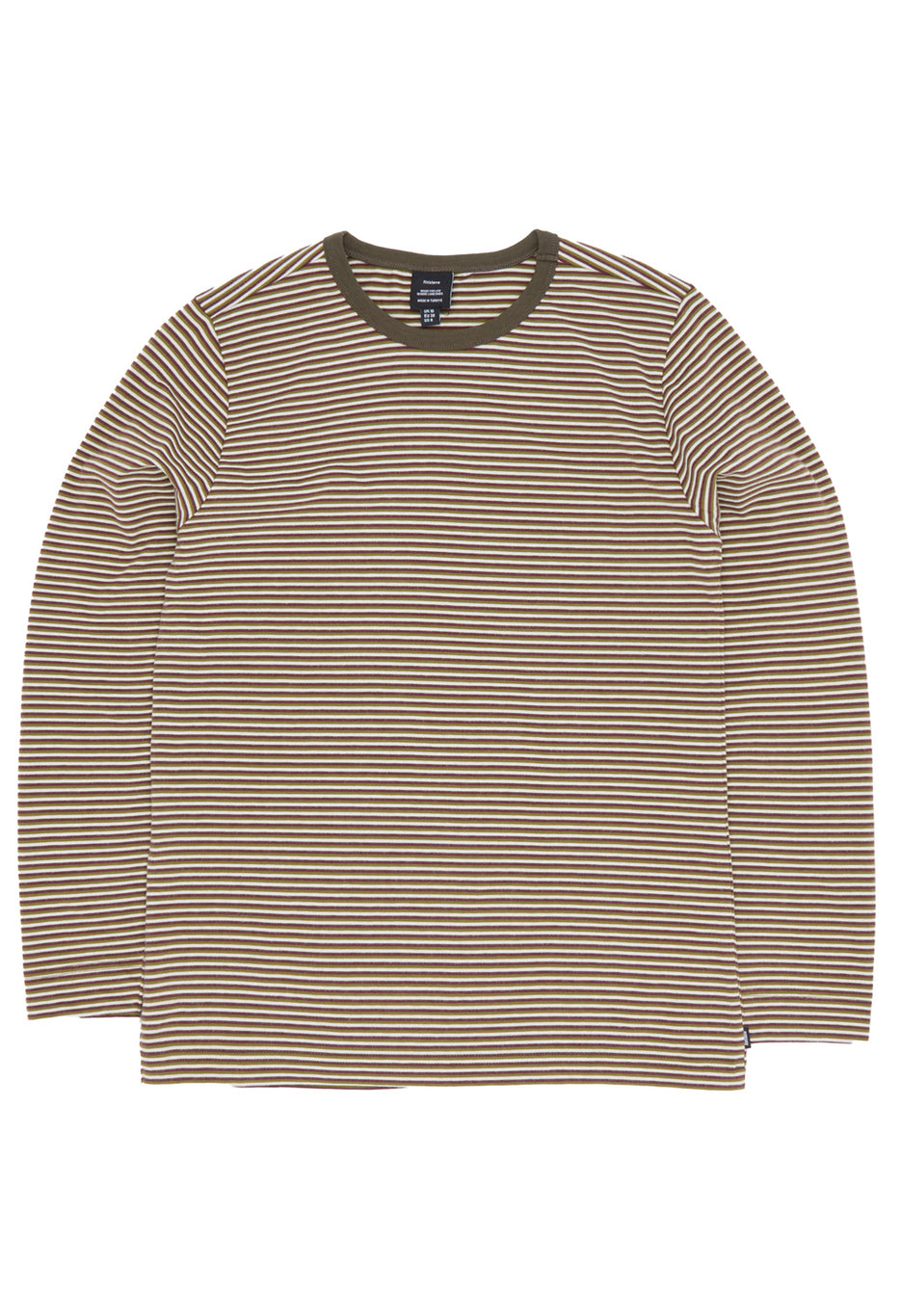 Finisterre Women's Eldon Stripe Long Sleeve Tee - Seagrass / Plum / Ecru