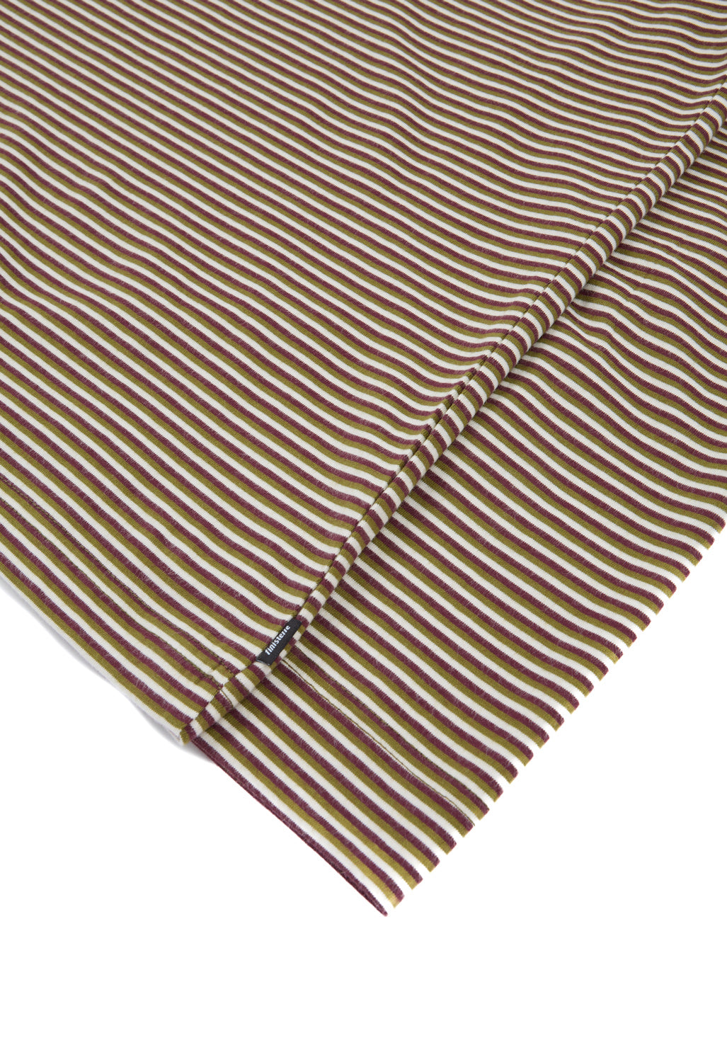 Finisterre Women's Eldon Stripe Long Sleeve Tee - Seagrass / Plum / Ecru
