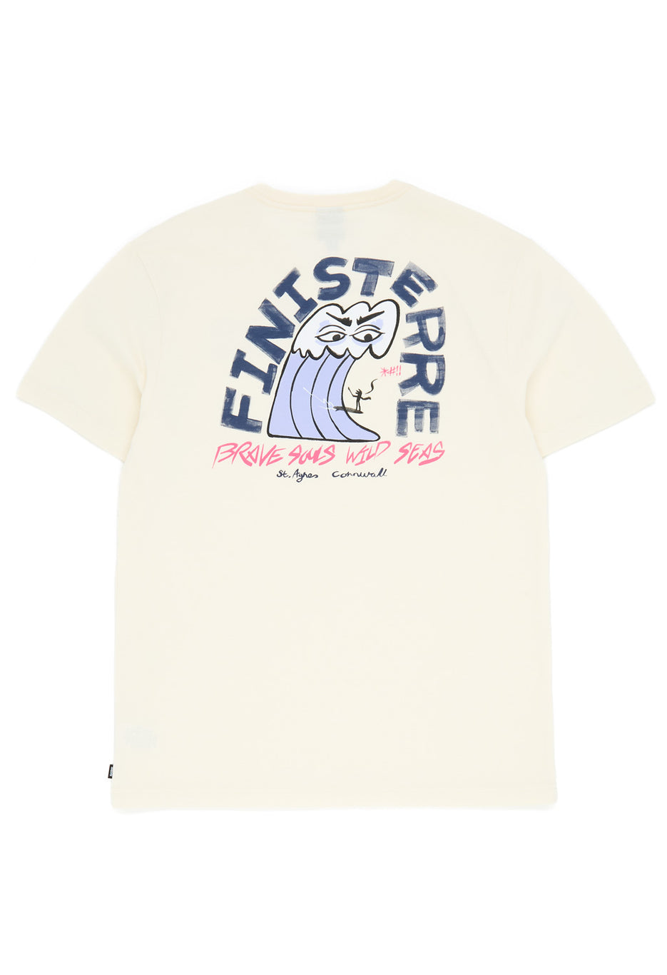 Finisterre Men's Wild Sea Tee - Ecru