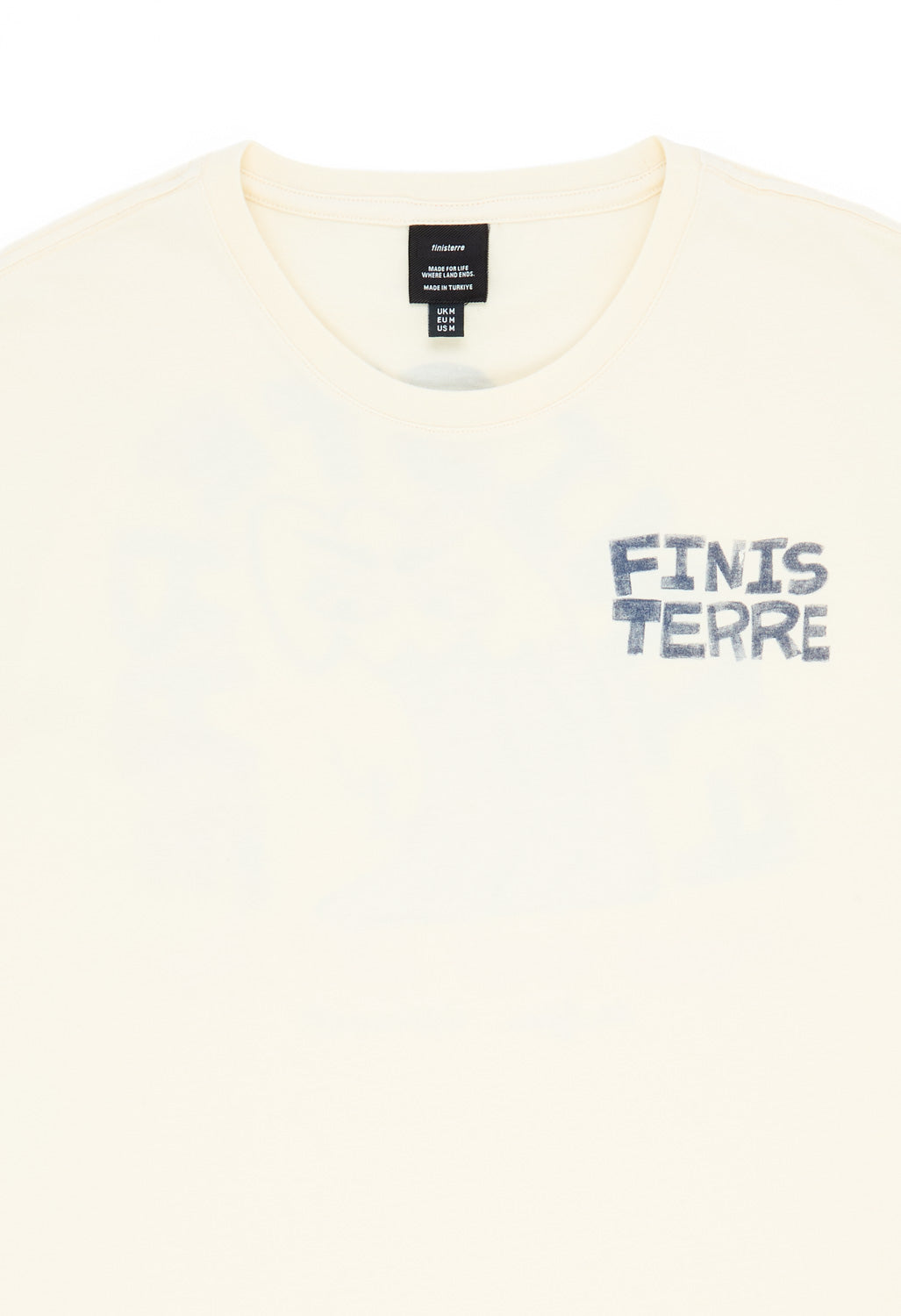 Finisterre Men's Wild Sea Tee - Ecru