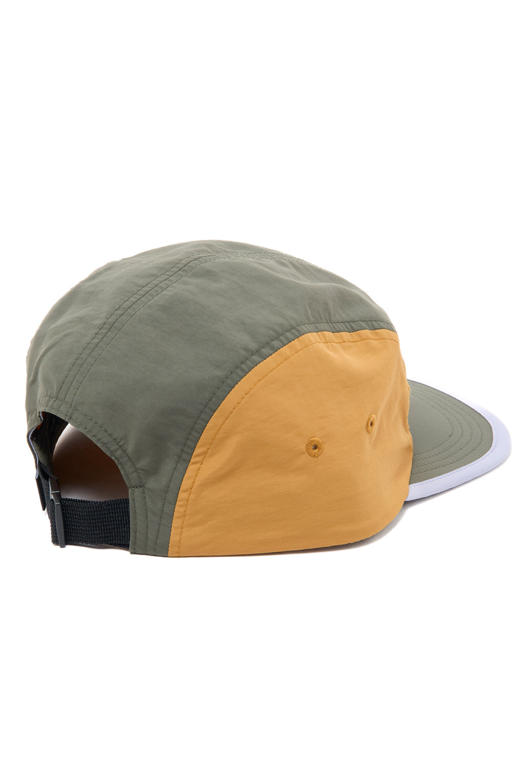 Finisterre Apex Soft-Peak 5-Panel Cap - Olive / Violet Sky / Dark Ochre