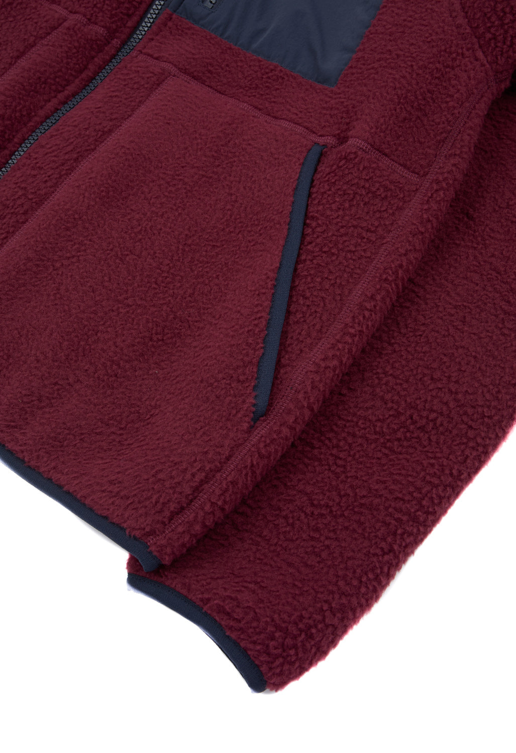 Finisterre Women's Bolster Fleece Full Zip - Plum / Navy
