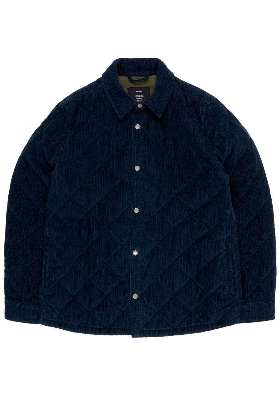 Finisterre Men's Rockall Quilted Overshirt - Navy
