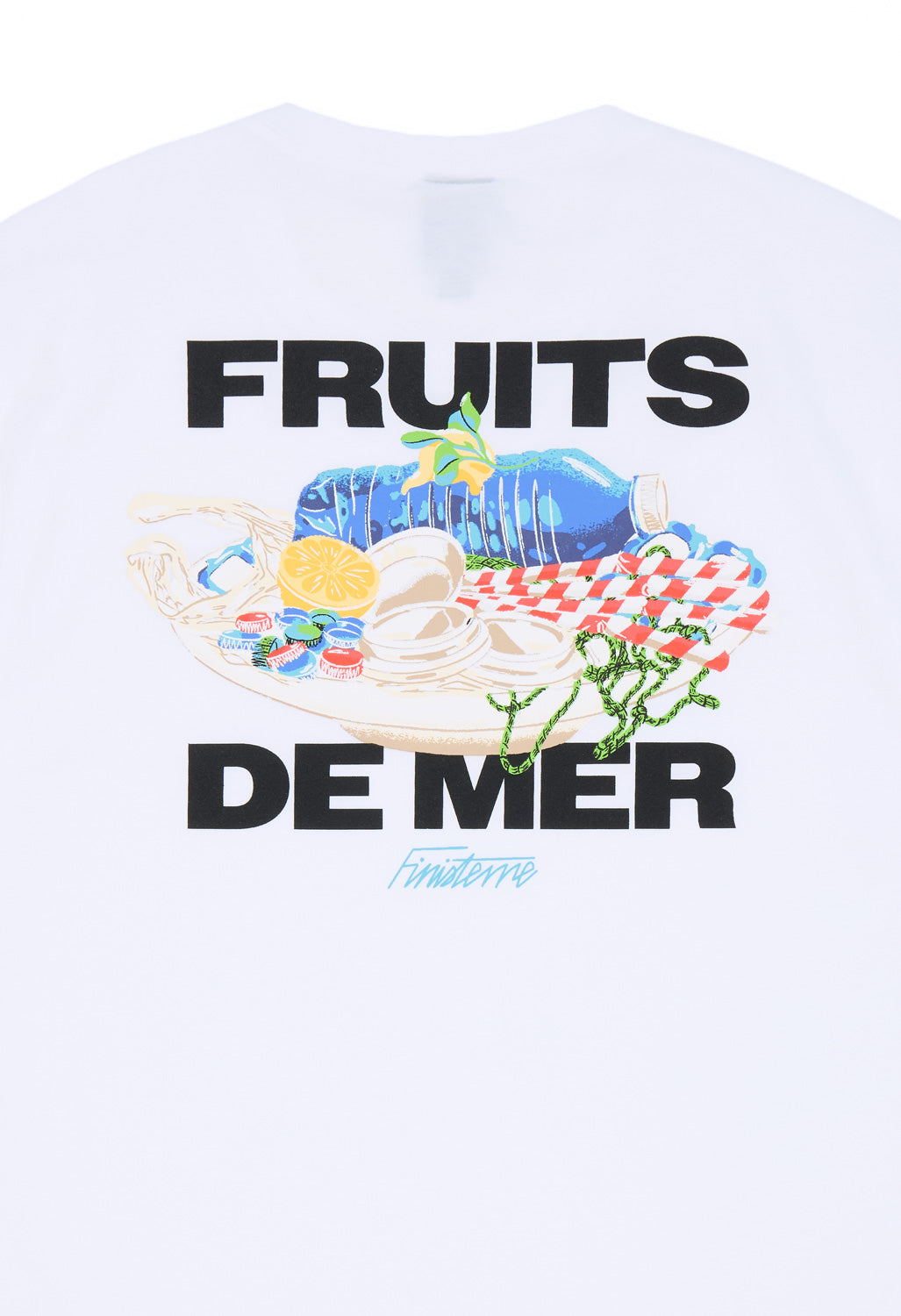 Finisterre Men's Fruit De Mer Tee - White