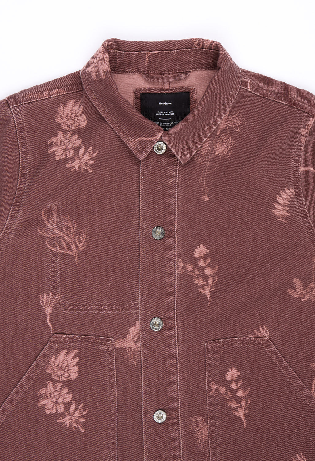 Finisterre Women's Floral Marine Yarrel Printed Chore Jacket - Floral Marine Print