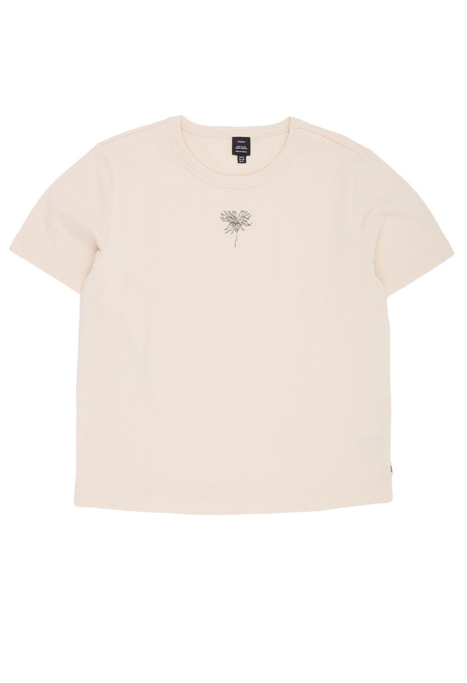 Finisterre Women's Floral Marine Orca Short Sleeve Tee - Natural Ecru