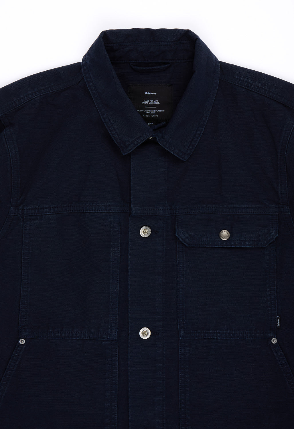 Finisterre Men's Basset Trucker Jacket - Navy