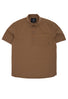 Finisterre Men's Hendra Pop Over Short Sleeve Shirt - Woodsmoke