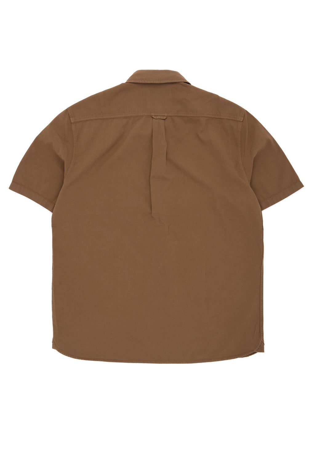 Finisterre Men's Hendra Pop Over Short Sleeve Shirt - Woodsmoke