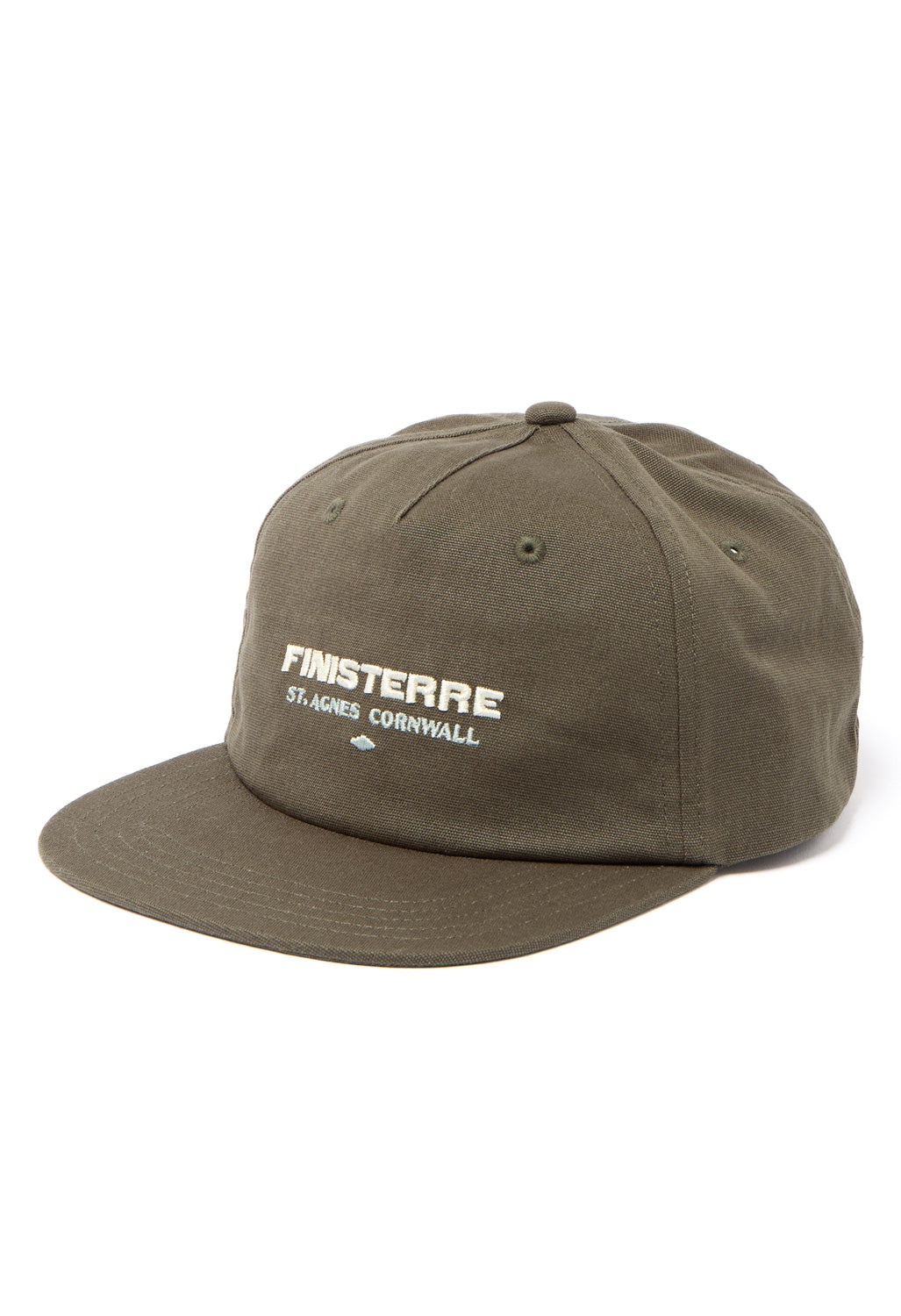 Finisterre Cotton Duck 5-Panel Unstructured Cap - Dark Olive