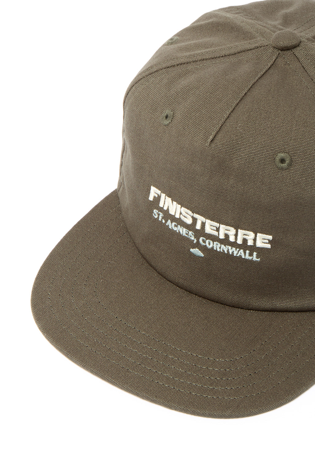 Finisterre Cotton Duck 5-Panel Unstructured Cap - Dark Olive