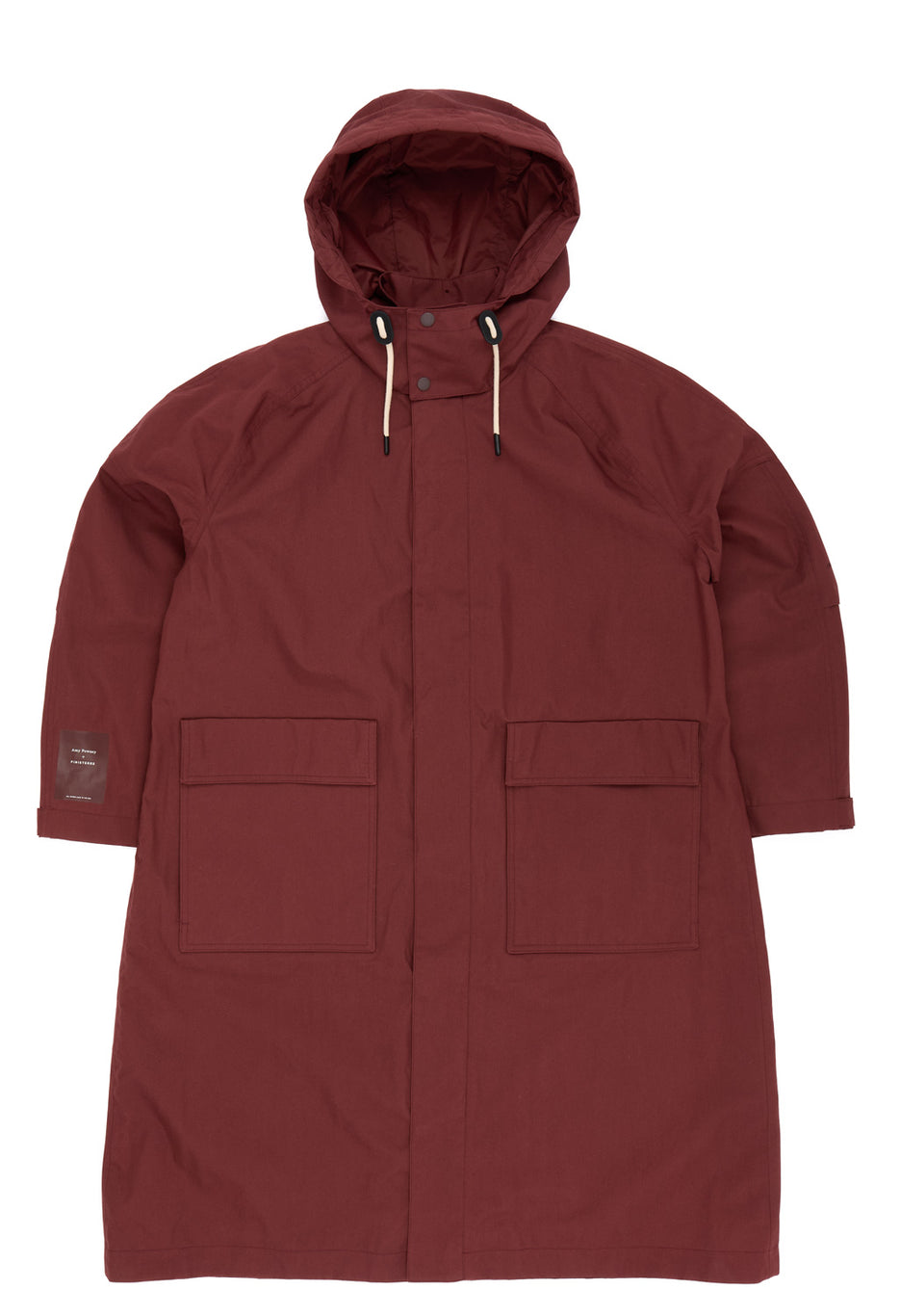 Finisterre Women's x Amy Powney Longline Waterproof Jacket - Cherrywood