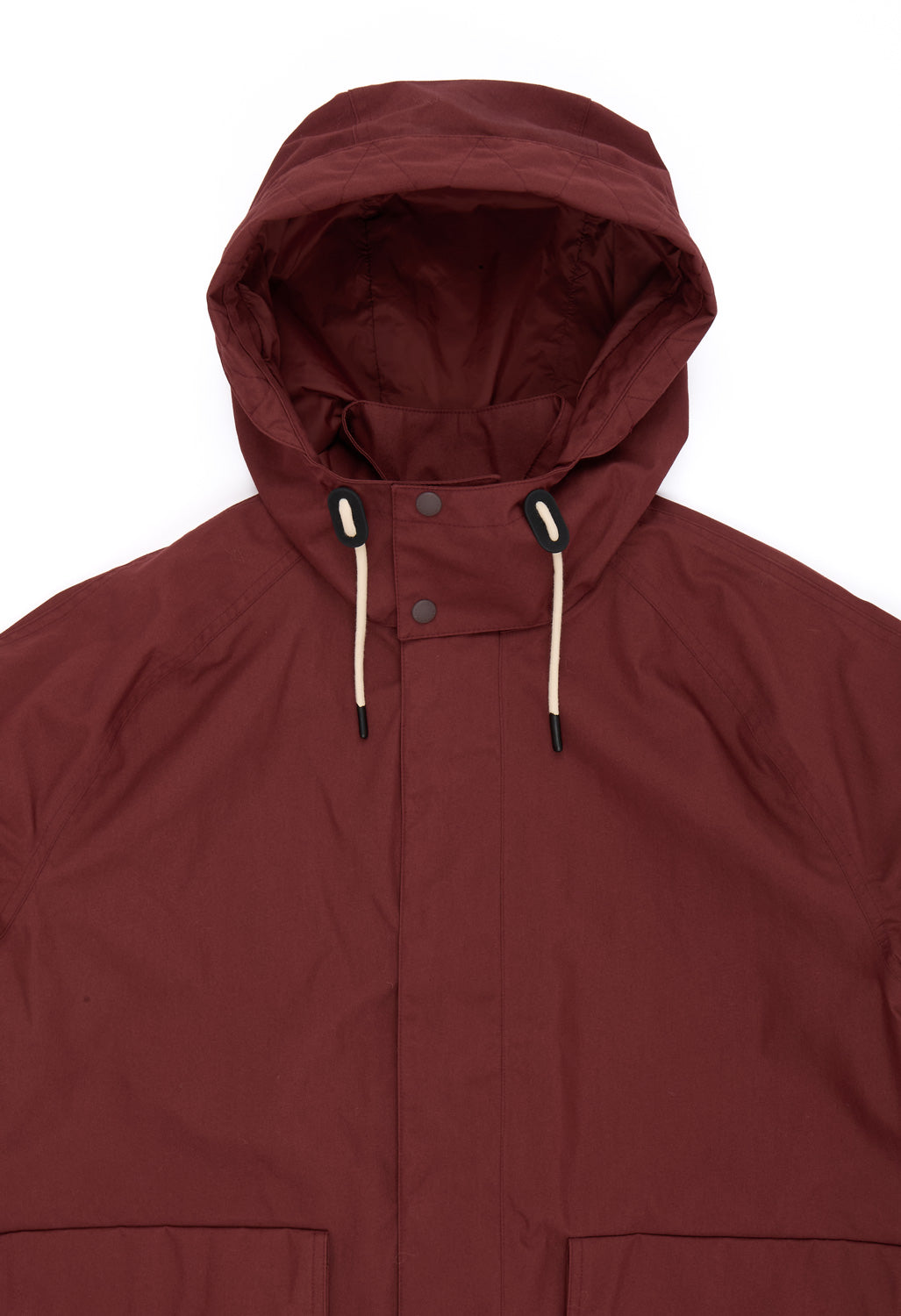 Finisterre Women's x Amy Powney Longline Waterproof Jacket - Cherrywood