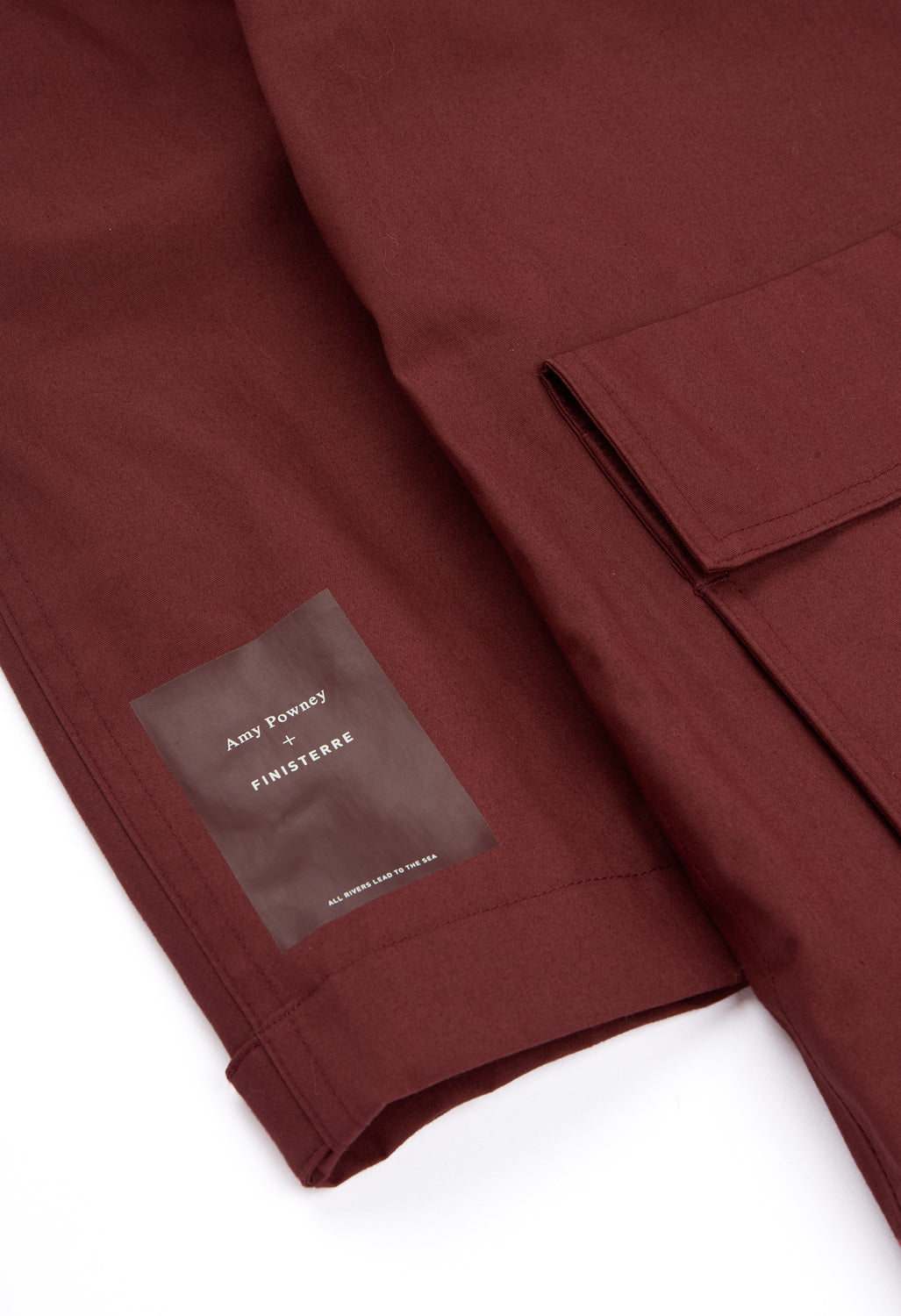 Finisterre Women's x Amy Powney Longline Waterproof Jacket - Cherrywood