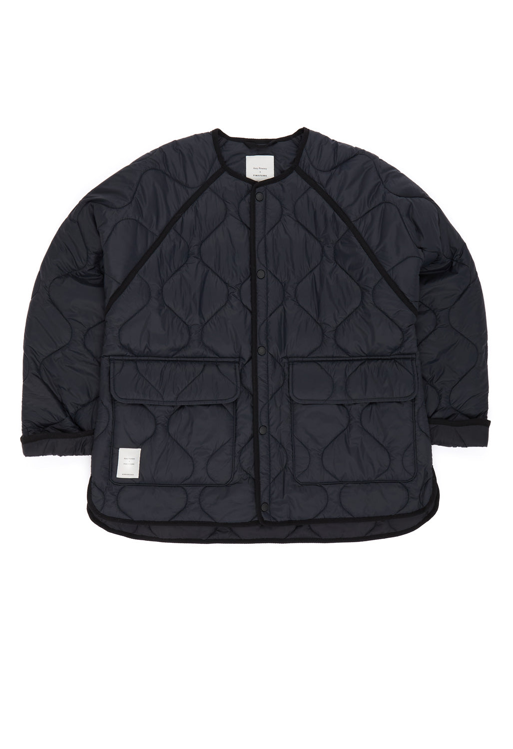 Finisterre Women's x Amy Powney Oversized Quilted Jacket - Black