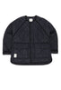 Finisterre Women's x Amy Powney Oversized Quilted Jacket - Black