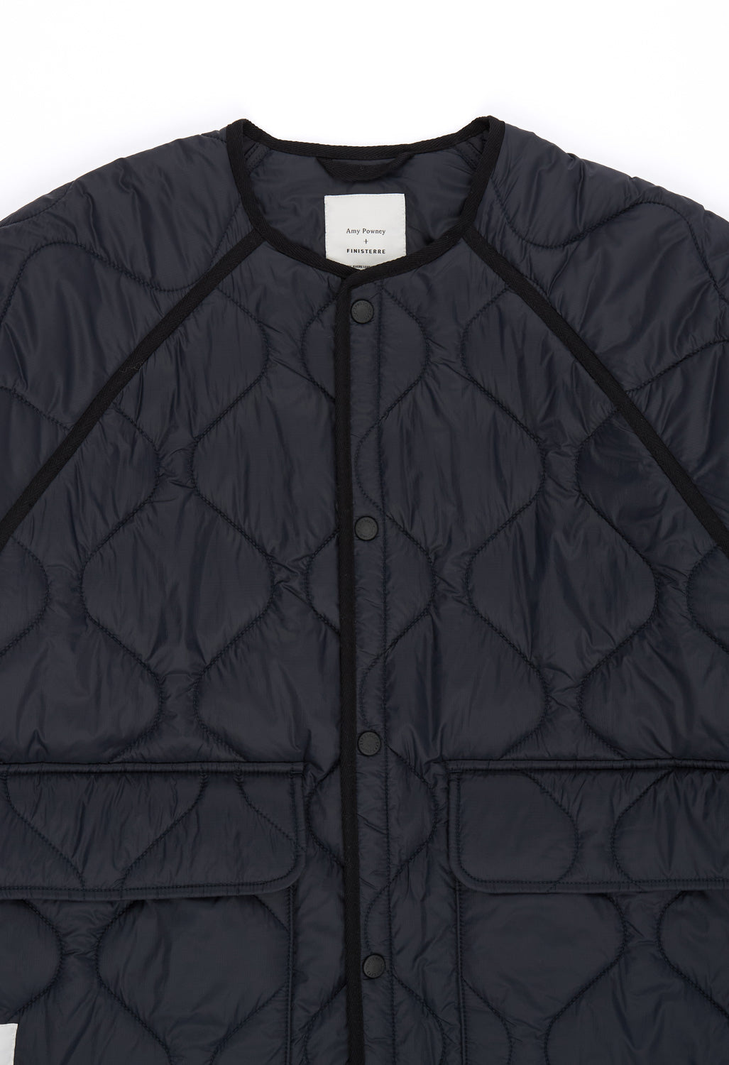 Finisterre Women's x Amy Powney Oversized Quilted Jacket - Black