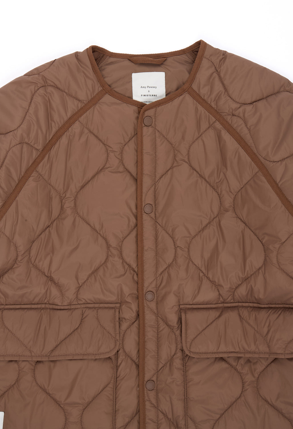 Finisterre Women's x Amy Powney Oversized Quilted Jacket - Mocha