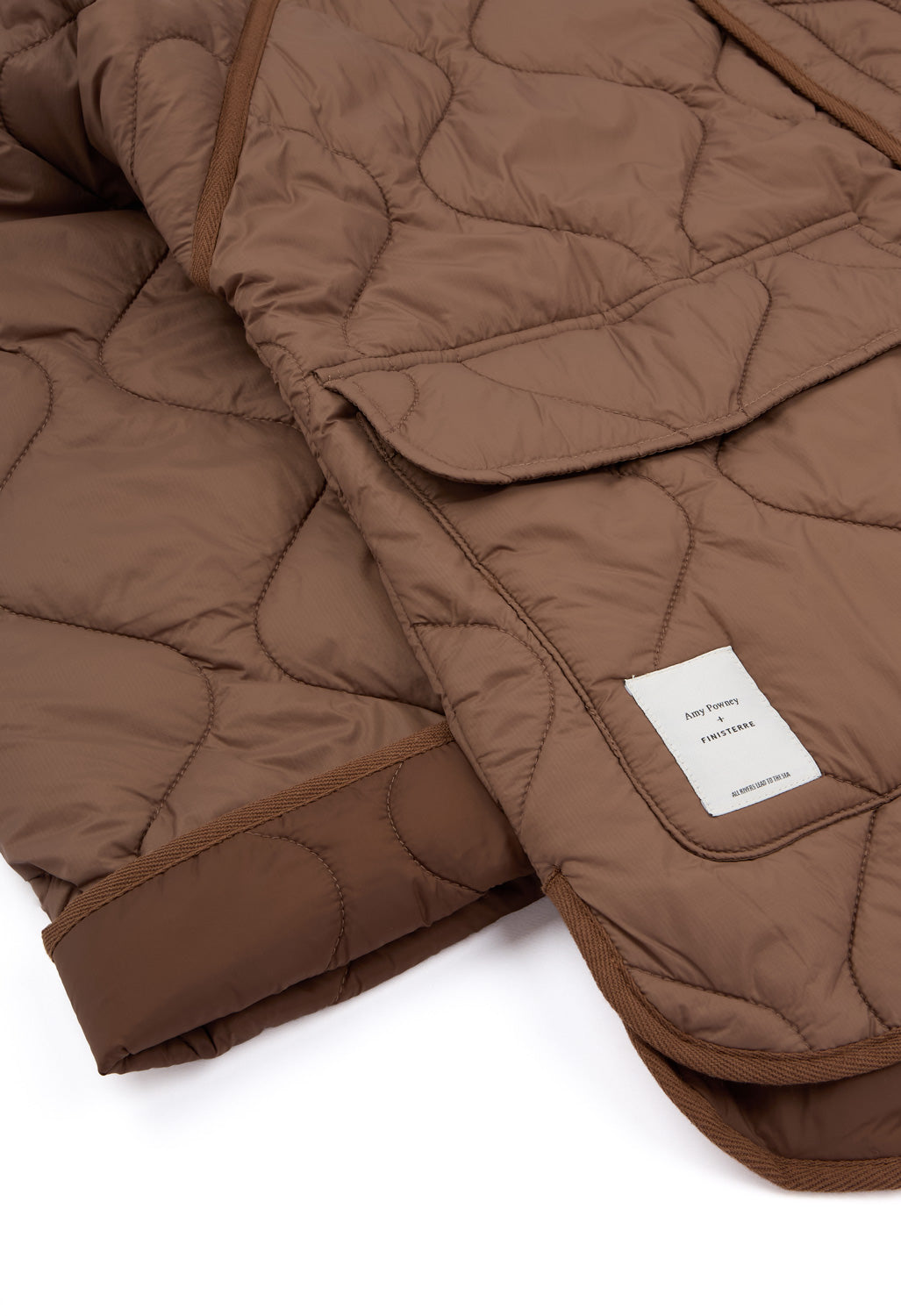 Finisterre Women's x Amy Powney Oversized Quilted Jacket - Mocha