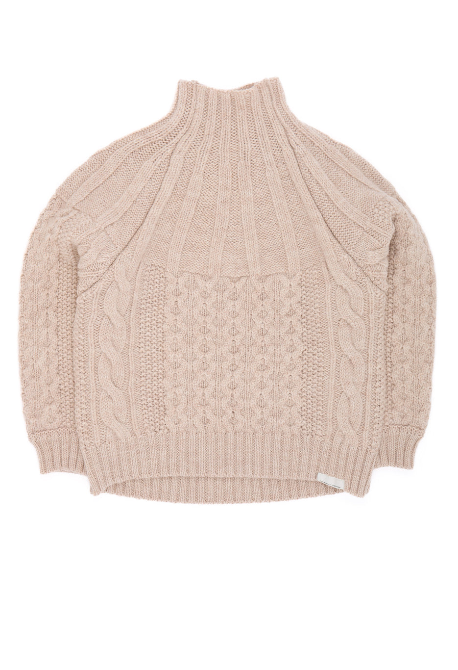 Finisterre Women's x Amy Powney Finisterre Aran Jumper - Oatmeal