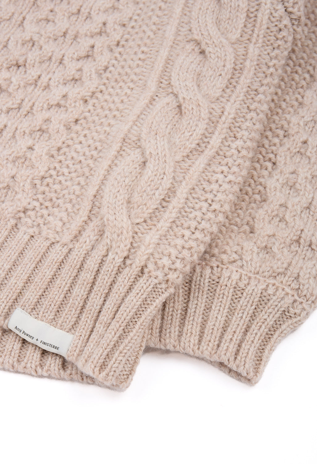 Finisterre Women's x Amy Powney Finisterre Aran Jumper - Oatmeal