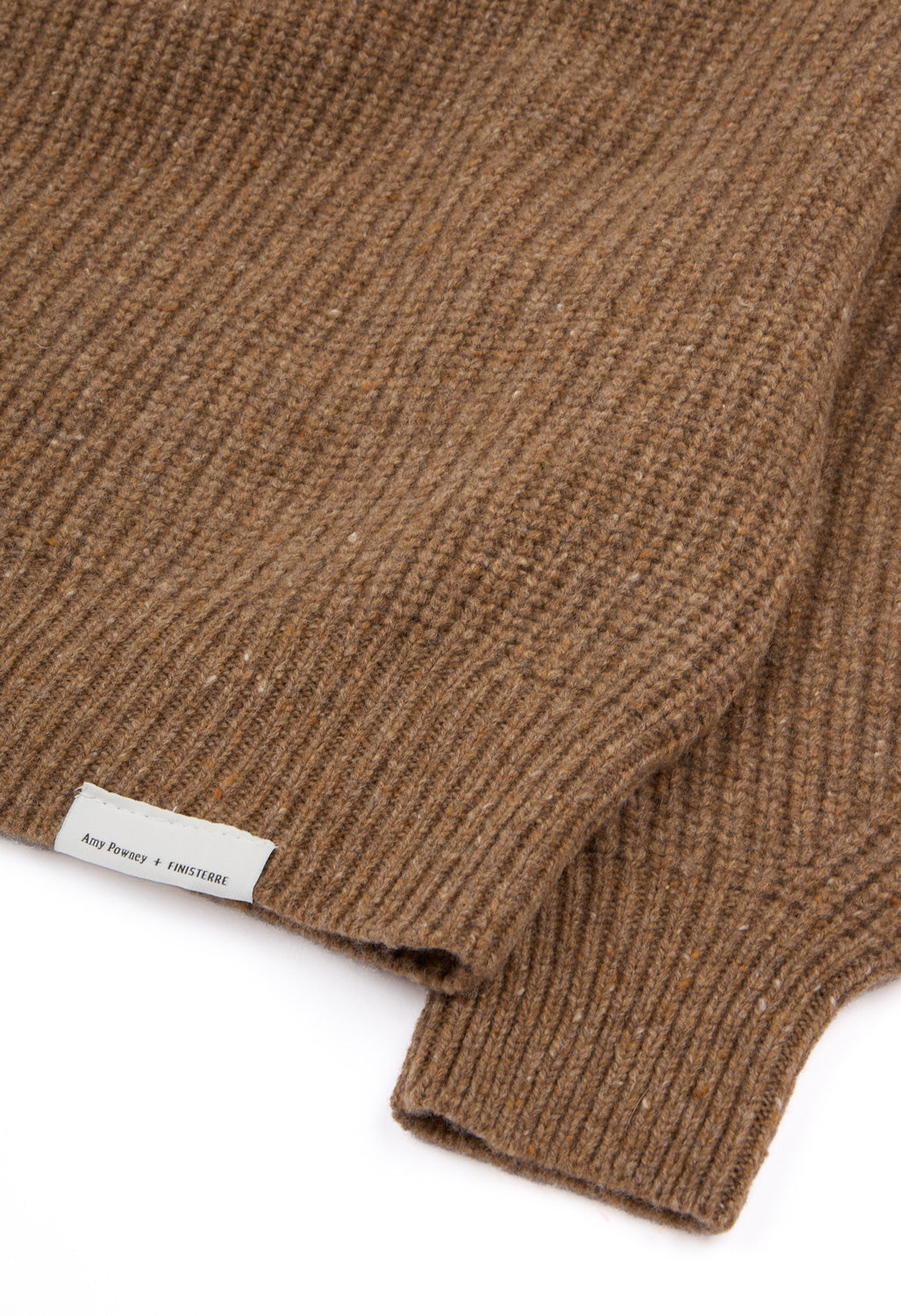 Finisterre x Amy Powney Women's Rib Crew Jumper - Earth