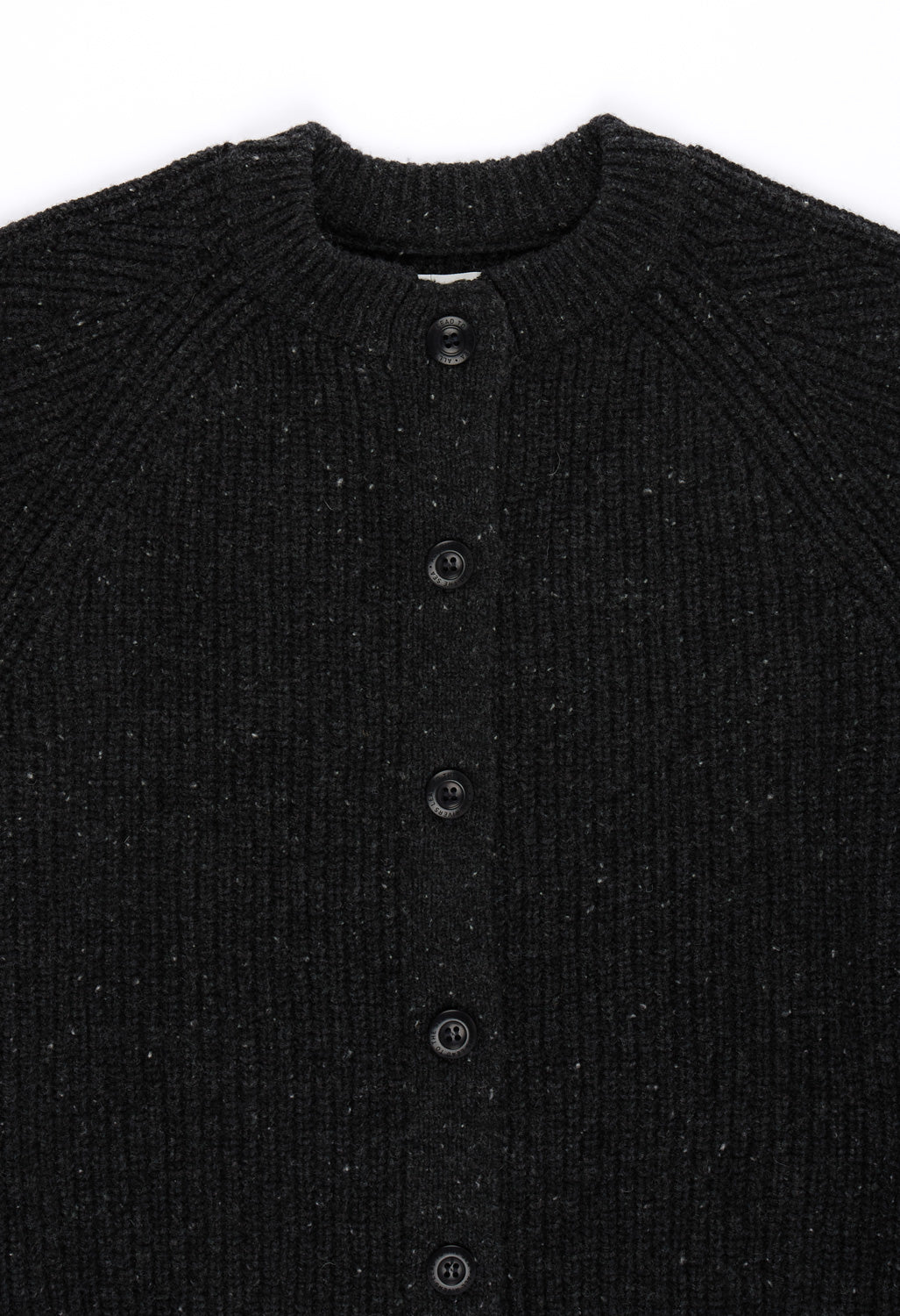 Finisterre Women's x Amy Powney Fisherman Rib Cardigan - Raven